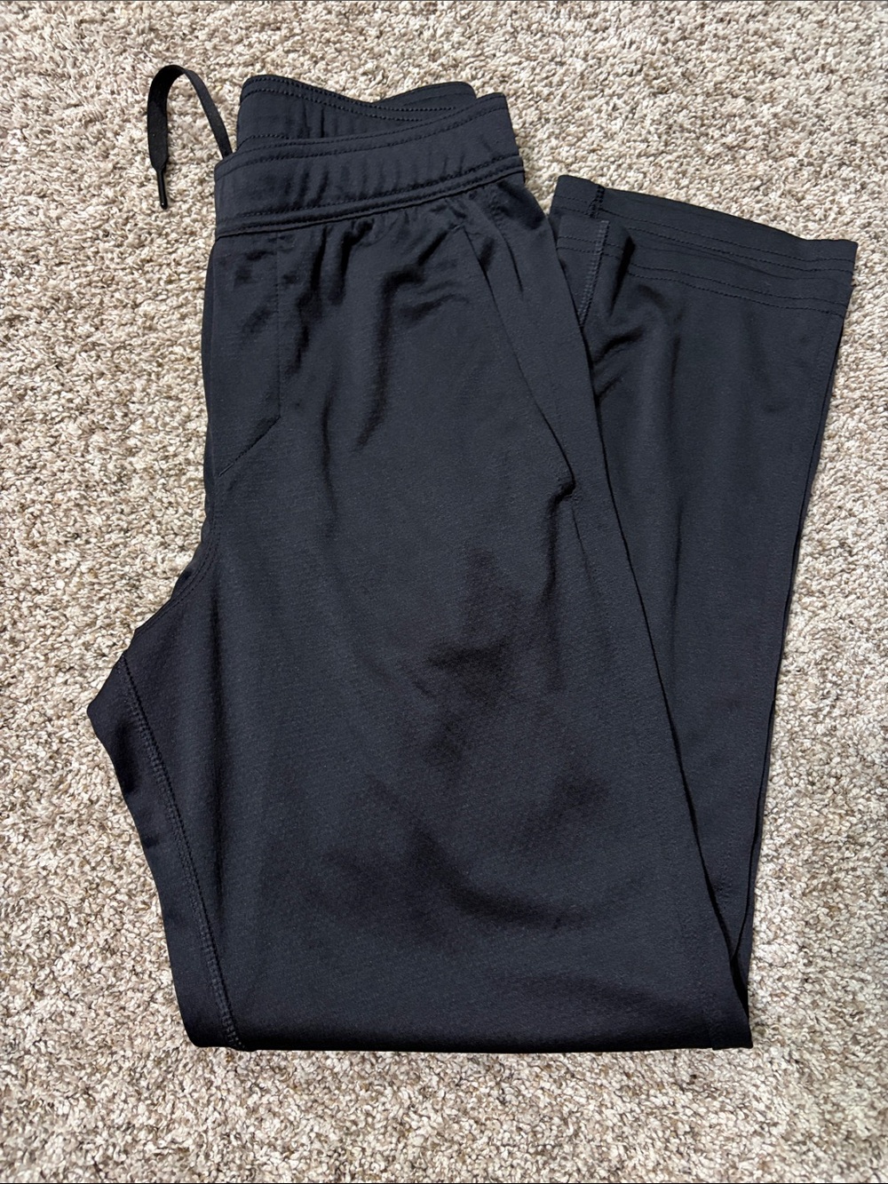 all in motion Black Men's Joggers with Drawstring Waist